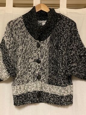 Kenneth Cole Wool Blend Knit Sweater Shrug Size Medium